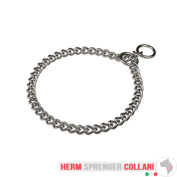 Collare a catena tonda Herm Sprenger Italia per cane - €24.75